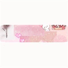 Pink Aesthetic, Clouds, Cute, Glitter, Hello Kitty, Pastel, Soft Large Bar Mat by nateshop