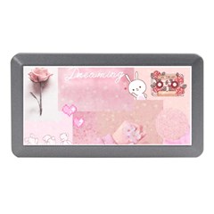 Pink Aesthetic, Clouds, Cute, Glitter, Hello Kitty, Pastel, Soft Memory Card Reader (mini) by nateshop