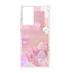 Pink Aesthetic, Clouds, Cute, Glitter, Hello Kitty, Pastel, Soft Samsung Galaxy Note 20 Ultra Tpu Uv Case by nateshop