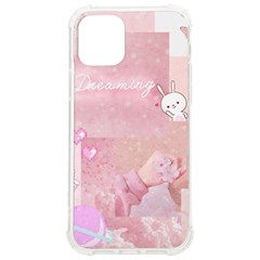 Pink Aesthetic, Clouds, Cute, Glitter, Hello Kitty, Pastel, Soft Iphone 12/12 Pro Tpu Uv Print Case by nateshop