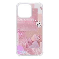 Pink Aesthetic, Clouds, Cute, Glitter, Hello Kitty, Pastel, Soft Iphone 13 Pro Tpu Uv Print Case by nateshop