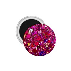 Pink Glitter, Cute, Girly, Glitter, Pink, Purple, Sparkle 1 75  Magnets