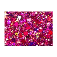 Pink Glitter, Cute, Girly, Glitter, Pink, Purple, Sparkle Sticker A4 (100 Pack) by nateshop