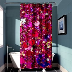 Pink Glitter, Cute, Girly, Glitter, Pink, Purple, Sparkle Shower Curtain 36  X 72  (stall)  by nateshop