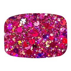 Pink Glitter, Cute, Girly, Glitter, Pink, Purple, Sparkle Mini Square Pill Box by nateshop