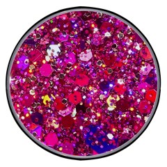 Pink Glitter, Cute, Girly, Glitter, Pink, Purple, Sparkle Wireless Fast Charger(black)