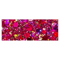 Pink Glitter, Cute, Girly, Glitter, Pink, Purple, Sparkle Banner And Sign 8  X 3  by nateshop