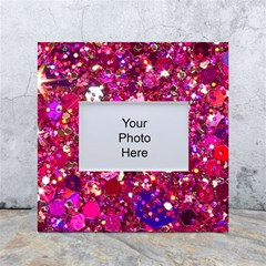 Pink Glitter, Cute, Girly, Glitter, Pink, Purple, Sparkle White Box Photo Frame 4  X 6  by nateshop