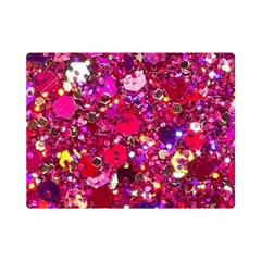 Pink Glitter, Cute, Girly, Glitter, Pink, Purple, Sparkle Premium Plush Fleece Blanket (mini) by nateshop