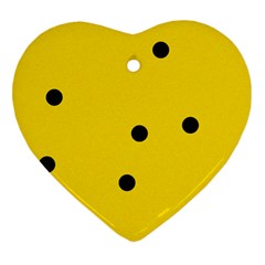 Punch Hole, Black Hole Heart Ornament (two Sides)