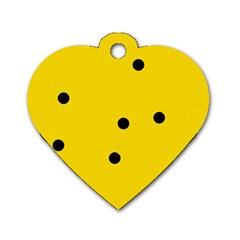 Punch Hole, Black Hole Dog Tag Heart (one Side) by nateshop