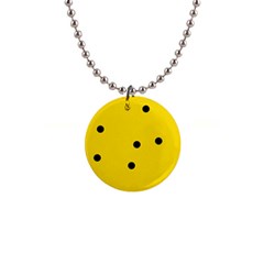 Punch Hole, Black Hole 1  Button Necklace by nateshop