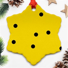 Punch Hole, Black Hole Ornament (snowflake)