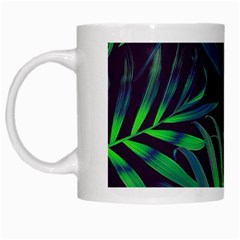 Tree Leaves White Mug by nateshop