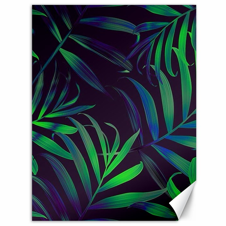 Tree Leaves Canvas 36  x 48 