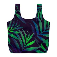 Tree Leaves Full Print Recycle Bag (l) by nateshop