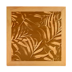 Tree Leaves Wood Photo Frame Cube by nateshop