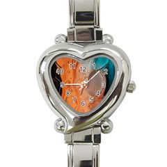 Water Screen Heart Italian Charm Watch by nateshop