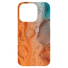 Water Screen Iphone 14 Pro Black Uv Print Case by nateshop