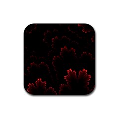 Amoled Red N Black Rubber Coaster (square) by nateshop