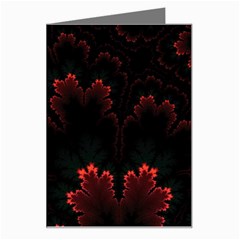 Amoled Red N Black Greeting Card by nateshop