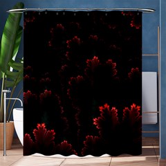 Amoled Red N Black Shower Curtain 60  X 72  (medium)  by nateshop