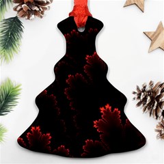 Amoled Red N Black Christmas Tree Ornament (two Sides) by nateshop