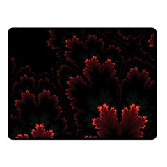 Amoled Red N Black Two Sides Fleece Blanket (small) by nateshop