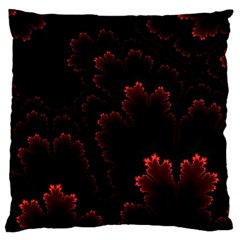 Amoled Red N Black Standard Premium Plush Fleece Cushion Case (two Sides) by nateshop