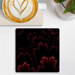 Amoled Red N Black Uv Print Square Tile Coaster  by nateshop