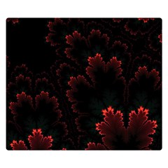 Amoled Red N Black Premium Plush Fleece Blanket (small) by nateshop