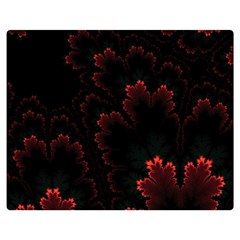 Amoled Red N Black Premium Plush Fleece Blanket (medium) by nateshop