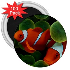 Fish 3  Magnets (100 Pack) by nateshop