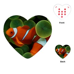 Fish Playing Cards Single Design (heart) by nateshop