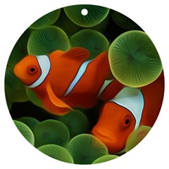 Fish Uv Print Acrylic Ornament Round by nateshop