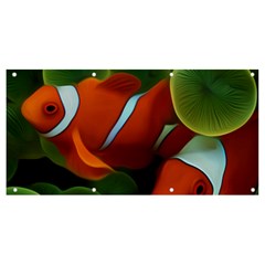 Fish Banner And Sign 8  X 4  by nateshop