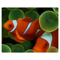 Fish Premium Plush Fleece Blanket (medium) by nateshop