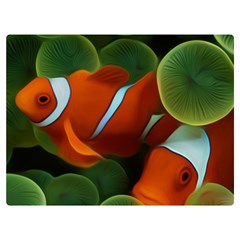 Fish Premium Plush Fleece Blanket (extra Small) by nateshop