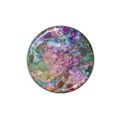 Abstract Waves Hat Clip Ball Marker by kaleidomarblingart