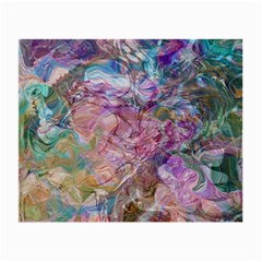 Abstract Waves Small Glasses Cloth by kaleidomarblingart