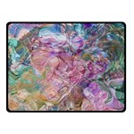 Abstract waves Fleece Blanket (Small) 50 x40  Blanket Front