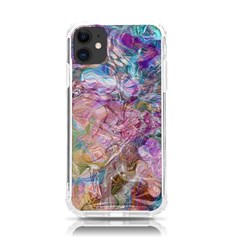 Abstract Waves Iphone 11 Tpu Uv Print Case by kaleidomarblingart