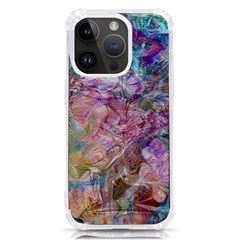 Abstract Waves Iphone 14 Pro Tpu Uv Print Case by kaleidomarblingart