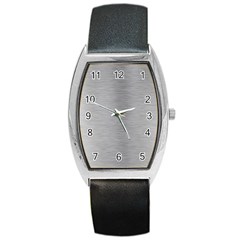 Aluminum Textures, Horizontal Metal Texture, Gray Metal Plate Barrel Style Metal Watch by nateshop