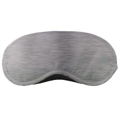 Aluminum Textures, Horizontal Metal Texture, Gray Metal Plate Sleep Mask by nateshop