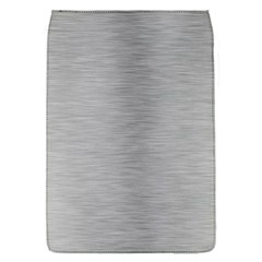 Aluminum Textures, Horizontal Metal Texture, Gray Metal Plate Removable Flap Cover (s) by nateshop