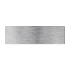 Aluminum Textures, Horizontal Metal Texture, Gray Metal Plate Sticker (bumper) by nateshop