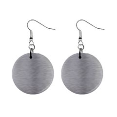 Aluminum Textures, Horizontal Metal Texture, Gray Metal Plate Mini Button Earrings by nateshop