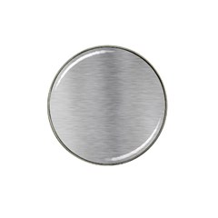 Aluminum Textures, Horizontal Metal Texture, Gray Metal Plate Hat Clip Ball Marker (4 Pack) by nateshop