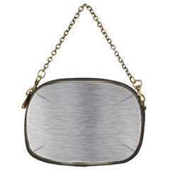 Aluminum Textures, Horizontal Metal Texture, Gray Metal Plate Chain Purse (two Sides)